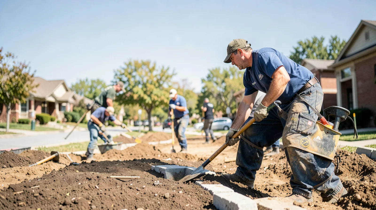 Irrigation System Installation in Offutt Afb, NE
